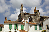 Church. Saint-Martin. Ile de Ré. Charente-Maritime. Poitou Charentes. France.