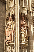 Nativity façade detail, cathedral of Sevilla. Andalusia, Spain