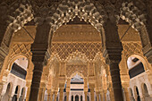 Court of the Lions, Alhambra. Granada. Andalusia, Spain