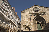 Romanesque church of Santiago (12th century), A Coruña. Galicia, Spain