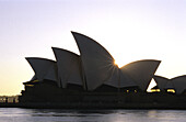 Sunrise. Sydney Opera House. Sydney Harbor. New South Wales. Australia