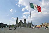 Zocalo. Historical Centre. Mexico City. Mexico.