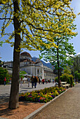 spa gardens of Meran, Vinschgau, South Tyrol, Italy