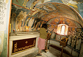 In the monastery of Cetinje, Montenegro