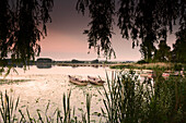 Lake Seeburger See, Eichsfeld, Lower Saxony, Germany