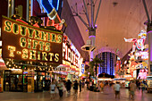 The Freemont Street Experience in Downtown Las Vegas, Las Vegas, Nevada, Vereinigte Staaten von Amerika