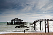 Europe, England, East Sussex, West Pier in Brighton