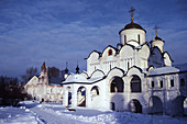 Dormition cathedral in Dormition monastery, XVIth century, Suzdal, Vladimir region, Russia