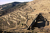 Landscape with aqueduct, Morella. Castellón province, Comunidad Valenciana, Spain