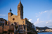 Sant Bertomeu and Santa Tecla church. (XVIIIth century). Sitges. Garraf. Barcelona province. Catalunya. Spain.