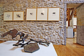 Sculptures and drawings in Chillida Leku museum, Caserío Zabalaga. Hernani, Guipúzcoa. Euskadi, Spain