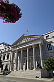Congreso de los Diputados (Spanish Parliament building). Madrid. Spain