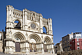 Façade of cathedral, Cuenca. Castilla-La Mancha, Spain