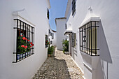 Andalusian houses in Pueblo López, Fuengirola. Málaga province, Costa del Sol. Andalusia, Spain