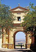 Córdoba door. Carmona. Sevilla province. Andalucia. Spain.