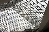 Glass pyramid. Louvre. Paris. France.