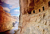 Nankoweap ruins, Colorado River, Grand Canyon, Arizona, USA