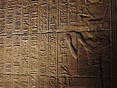 Hieroglyphs at Philae Temple, Aswan, Egypt