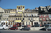 Houses in front of Douro river, Porto. Portugal