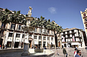 Plaza de la Constitucion, Malaga. Andalusia, Spain