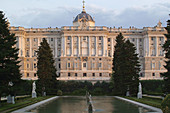 Royal Palace and Sabatini Gardens, Madrid, Spain
