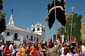 Romería (pilgrimage) to El Rocío. Huelva province, Spain