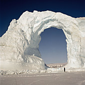 Greenland coast. North Pole.