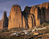 Mallos de Riglos. Huesca province. Aragon. Spain.