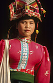 An ethnic Khang woman from Northern Vietnam. Thuan Chau. Son La province. Vietnam.