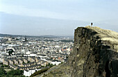 General view from Holyrood Park. Edinburgh. Scotland. UK.