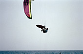 Kite-surfing. Tarifa, Cádiz province, Andalusia, Spain