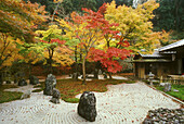 Zen temple, garden. Dazaifu. Kyushu island. Japan.
