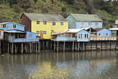 Palafittes, Chiloé Island. Chile