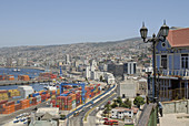 Harbor, Valparaiso, Chile (Historic Quarter of the Seaport City of Valparaíso is a Unesco World Heritage site)