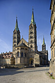 Cathedral, East façade. Bamberg, Franconia, Germany
