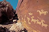 USA Utah Canyon Lands Petroglifes