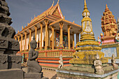 Buddhist temple by the Tonle Sap Lake