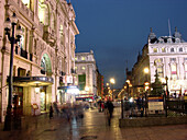 Piccadilly circus, London, England