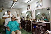 Hairdressers and barber shop in the city centre. Santiago de Cuba, Cuba