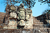 Sun God. Mayan ruins of Copán. Honduras