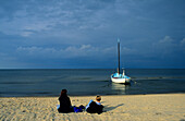 Europa, Deutschland, Mecklenburg-Vorpommern, Insel Usedom, am Strand im Seebad Ahlbeck