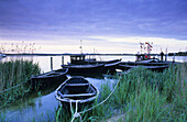 Fischerboote bei Gager, Insel Rügen, Mecklenburg-Vorpommern, Deutschland