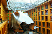 Europe, Germany, Berlin, interior view of the DZ Bank building designed by Frank O. Gehry, Pariser Platz