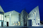 Kunstmuseum Bonn at night, Bonn, North Rhine-Westphalia, Germany