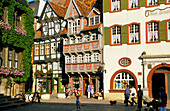 Europa, Deutschland, Sachsen-Anhalt, Quedlinburg, Quedlinburger Marktplatz mit Rathaus