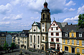 Europe, Germany, Rhineland-Palatinate, parish church in Hachenburg