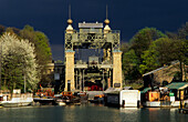 Europe, Germany, North Rhine-Westphalia, near Dortmund, Henrichenburg boat lift