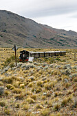 Der alte Patagonien Express außerhalb von Esquel, Patagonien, Argentinien, Südamerika