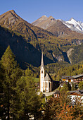 Heiligenblut resort in high Alps Austria