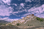 Thiksey monastery, near Leh. Ladakh region. India